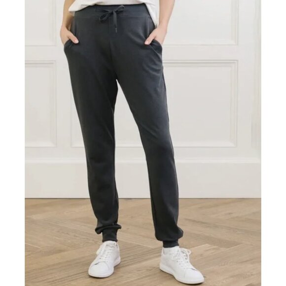 COZY EARTH Bamboo Jogger Pants in Charcoal Gray Lounge Comfort - Size M - Picture 1 of 11
